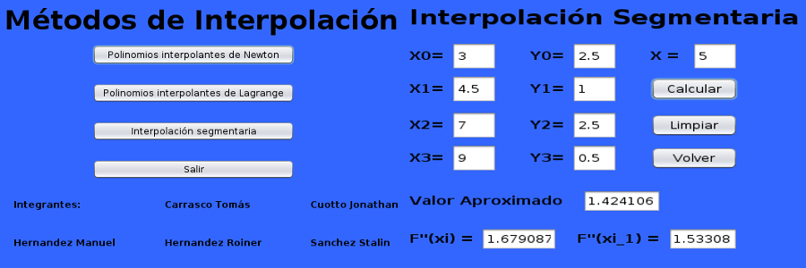 Interpolación