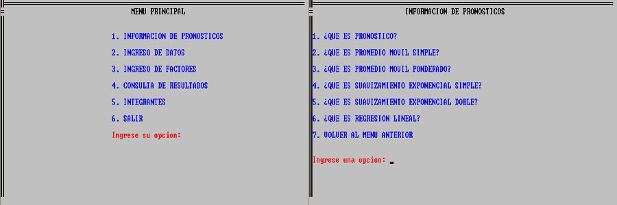 Pronósticos