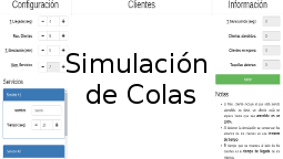 Simulación de Colas
