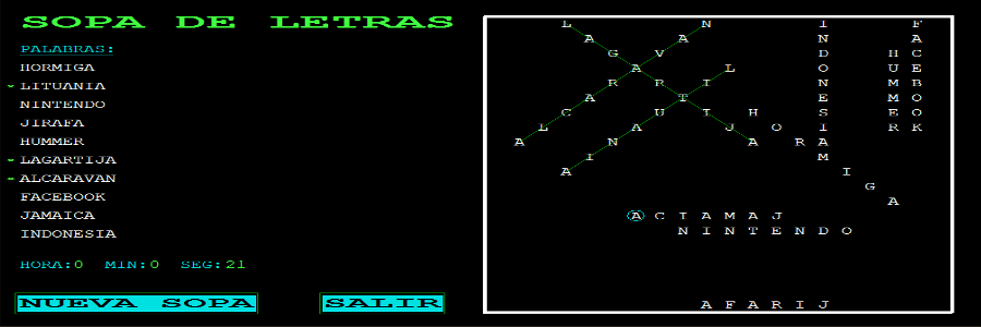 Sopa de Letras