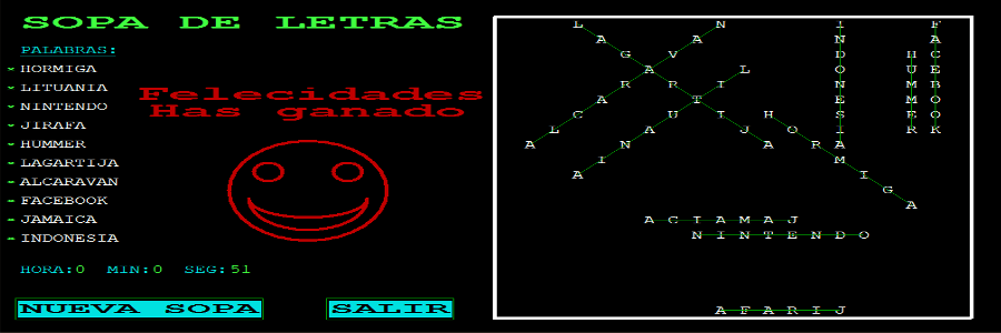 Sopa de Letras